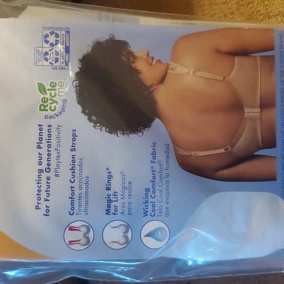 Playtex 18 Hour Ultimate Lift & Support Bra Mother of Pearl 42DD - Picture 6 of 8